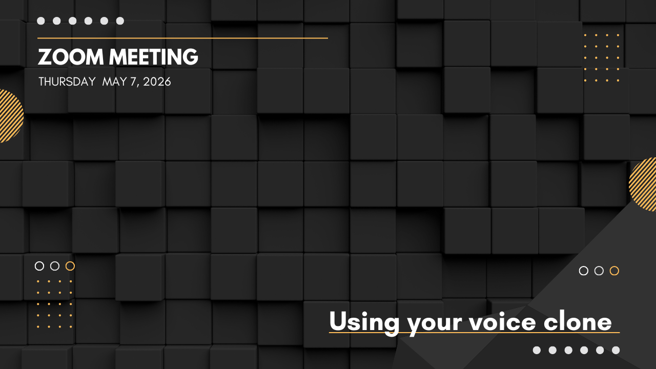 Using your ElevenLabs voice clone on Zoom calls