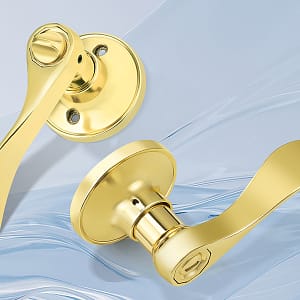 Lever style door handles