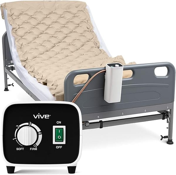 Alternating pressure mattress pad